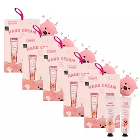 5 SET Zanmang Loopy Character Hand Creams Cute Small Gifts 30ml 2 pieces Peach Cherry Blossom Scent