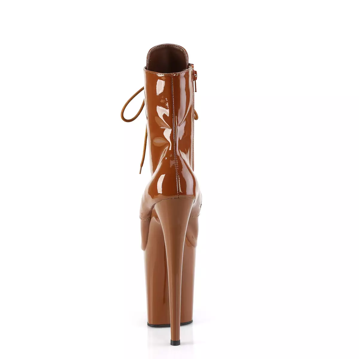 8 Inch Heel FLAMINGO-1020 Caramel Patent