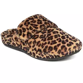 Aetrex Women's Mandy Slipper Leopard