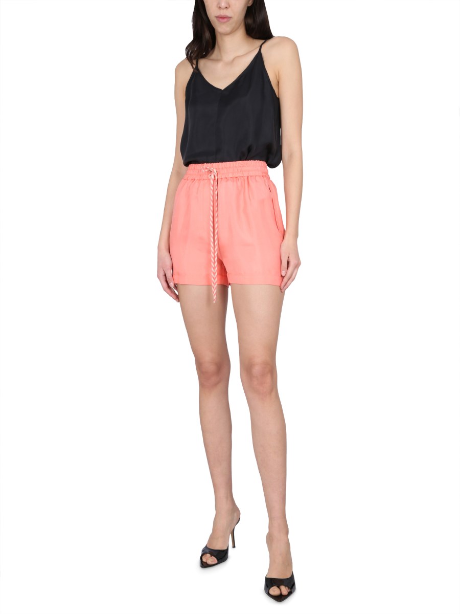 ALYSI      SHORTS IN TWILL DI SETA