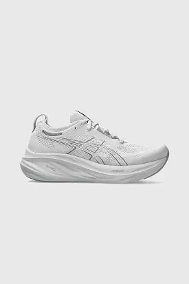 ASICS Men's Gel-Nimbus 26 Sneaker in Concrete/Pure Silver