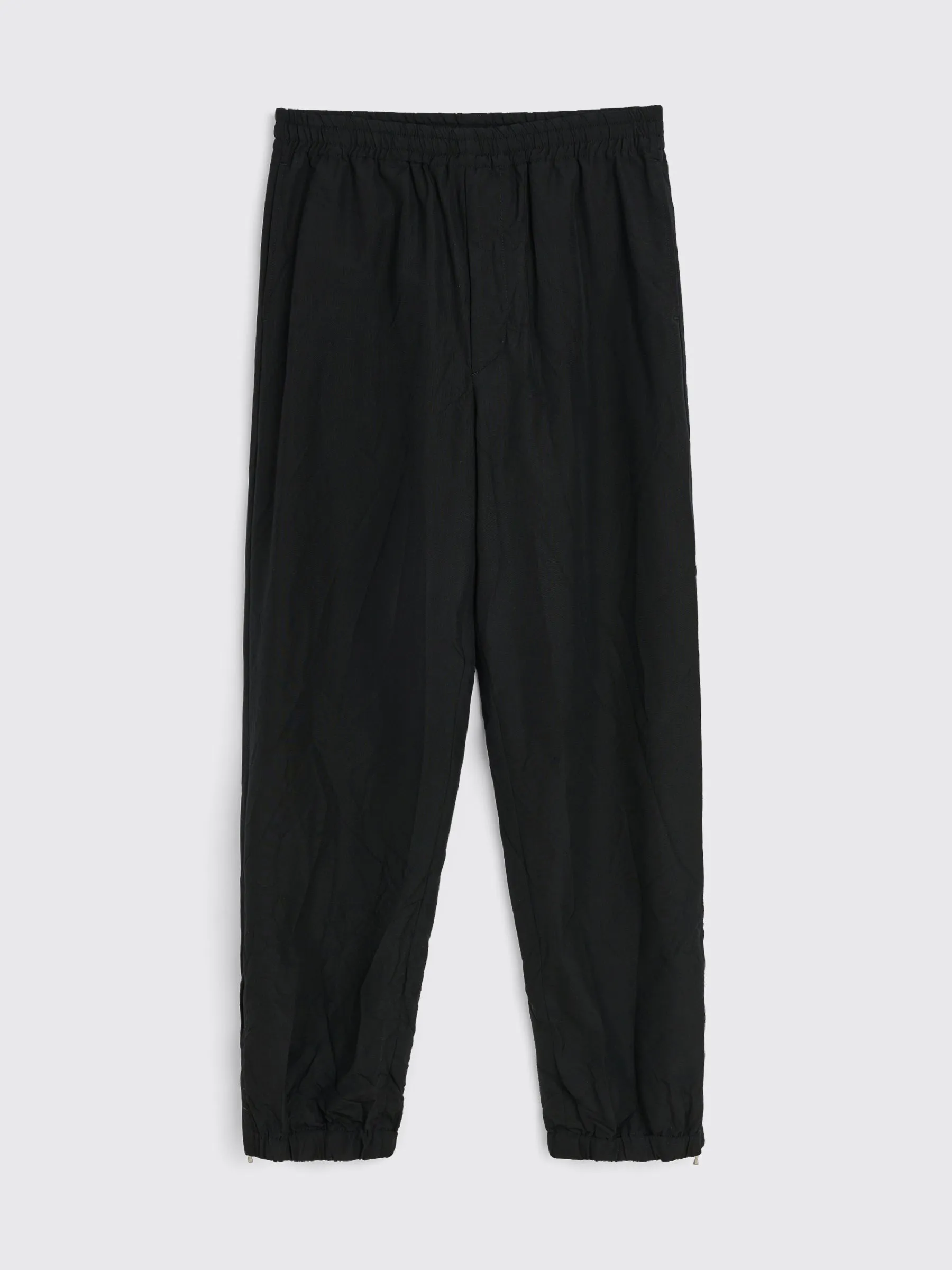 Auralee High Count Wool Poplin Pants Black