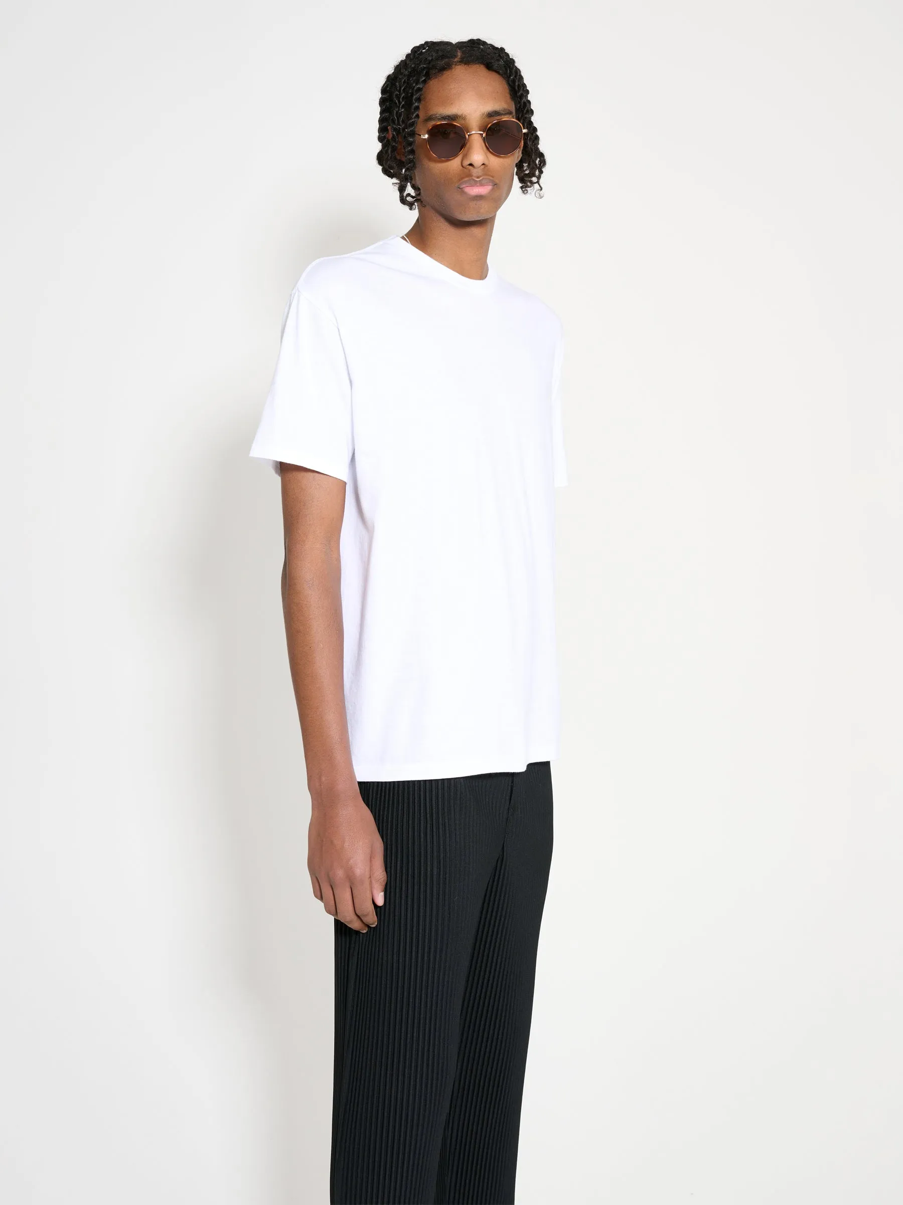 Auralee Seamless Crew Neck T-shirt White