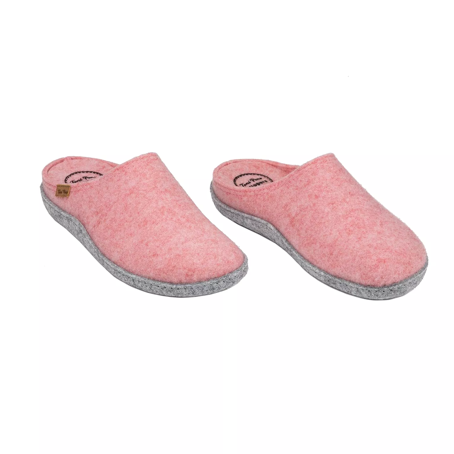 Basic Recycled Felt Slippers for Women - Medi-FR