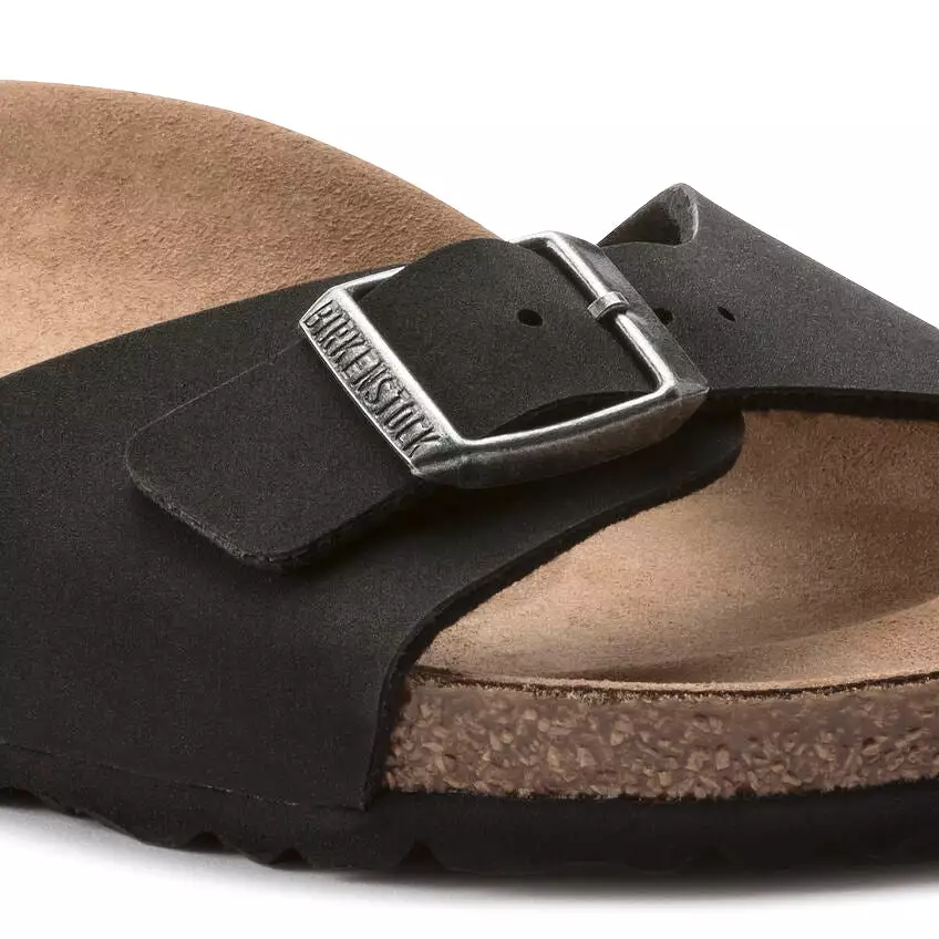 Birkenstock Madrid Vegan (Birkibuc Black)