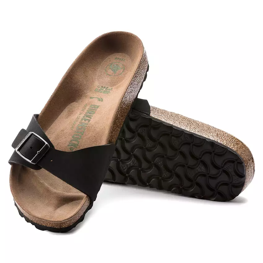 Birkenstock Madrid Vegan (Birkibuc Black)