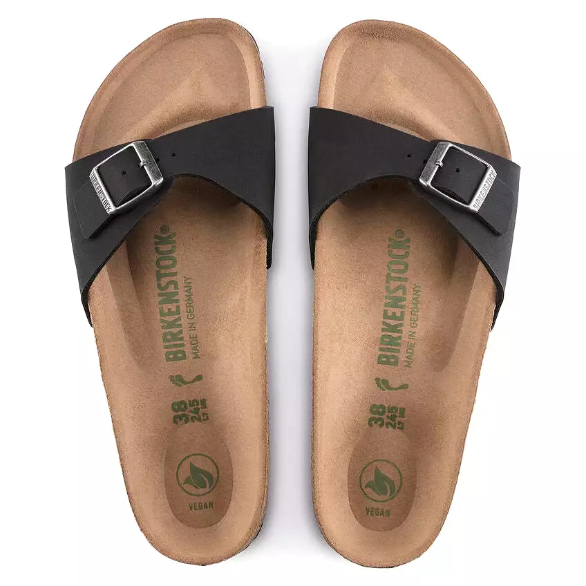 Birkenstock Madrid Vegan (Birkibuc Black)