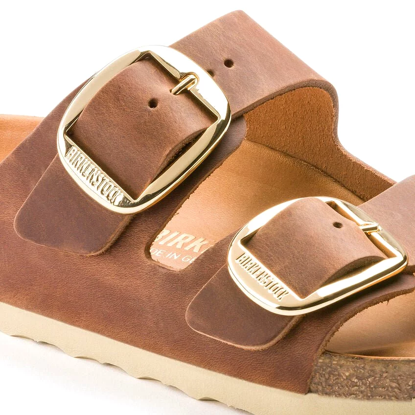 Birkenstock Women's Arizona Big Buckle - Cognac Oiled Leather