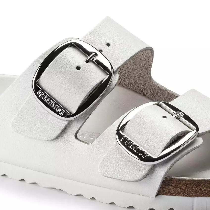 Birkenstock Women's Arizona Big Buckle Leather (White - Regular fit)