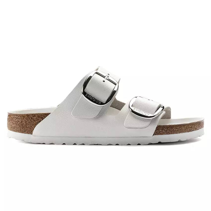 Birkenstock Women's Arizona Big Buckle Leather (White - Regular fit)