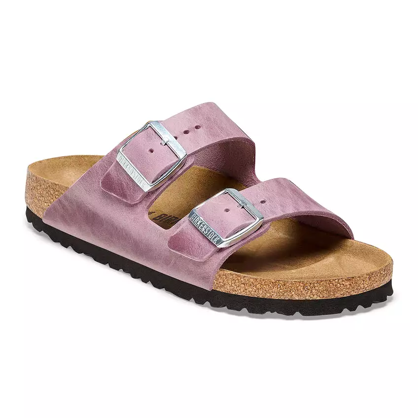 Birkenstock Women's Arizona Oiled Leather (Lavender - Regular fit)