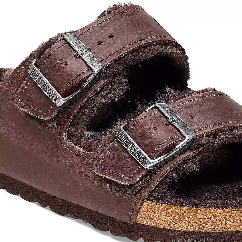 Birkenstock Women's Arizona Shearling - Habana Leather/Habana Shearling