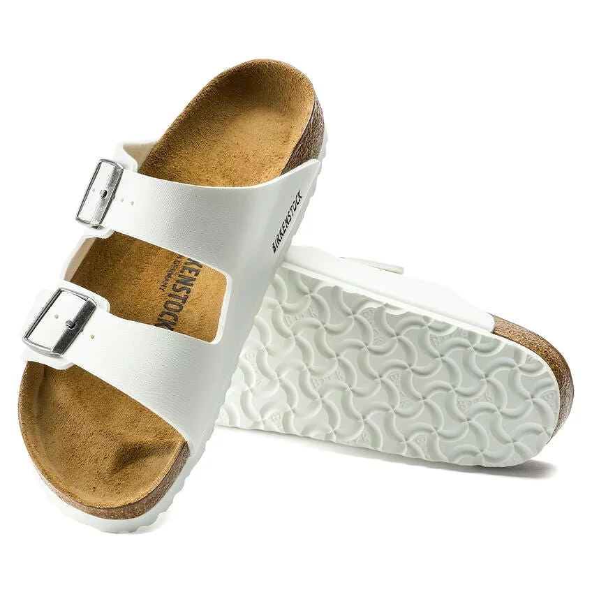 Birkenstock Women's Arizona - White Birko-Flor