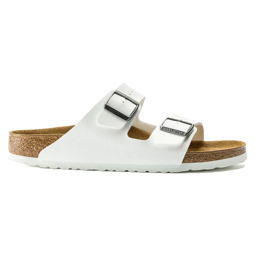 Birkenstock Women's Arizona - White Birko-Flor