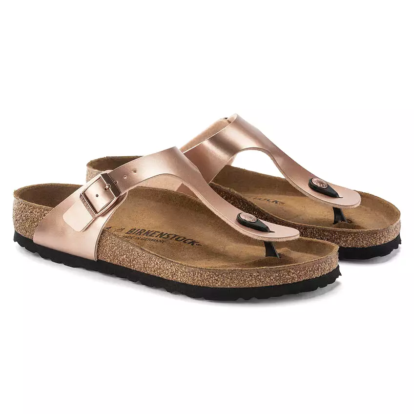 Birkenstock Women's Gizeh Birko-Flor (Copper - Regular fit)