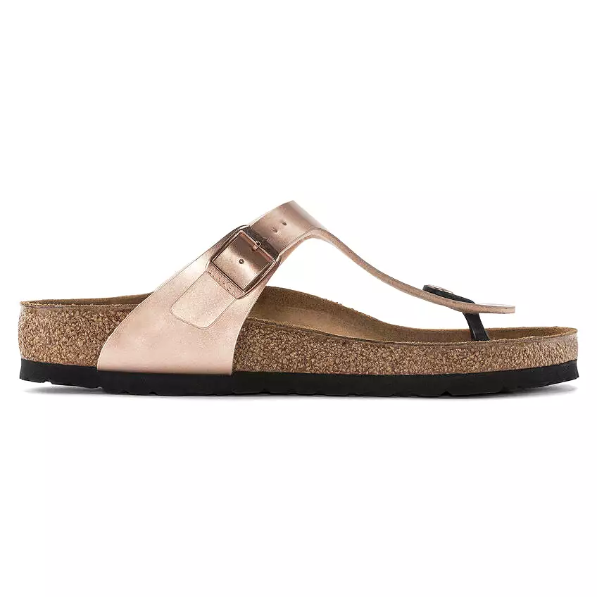 Birkenstock Women's Gizeh Birko-Flor (Copper - Regular fit)