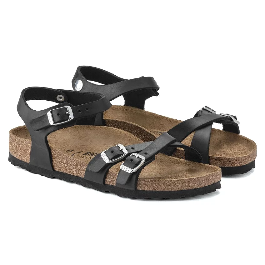 Birkenstock Women's Kumba - Black Oiled Leather