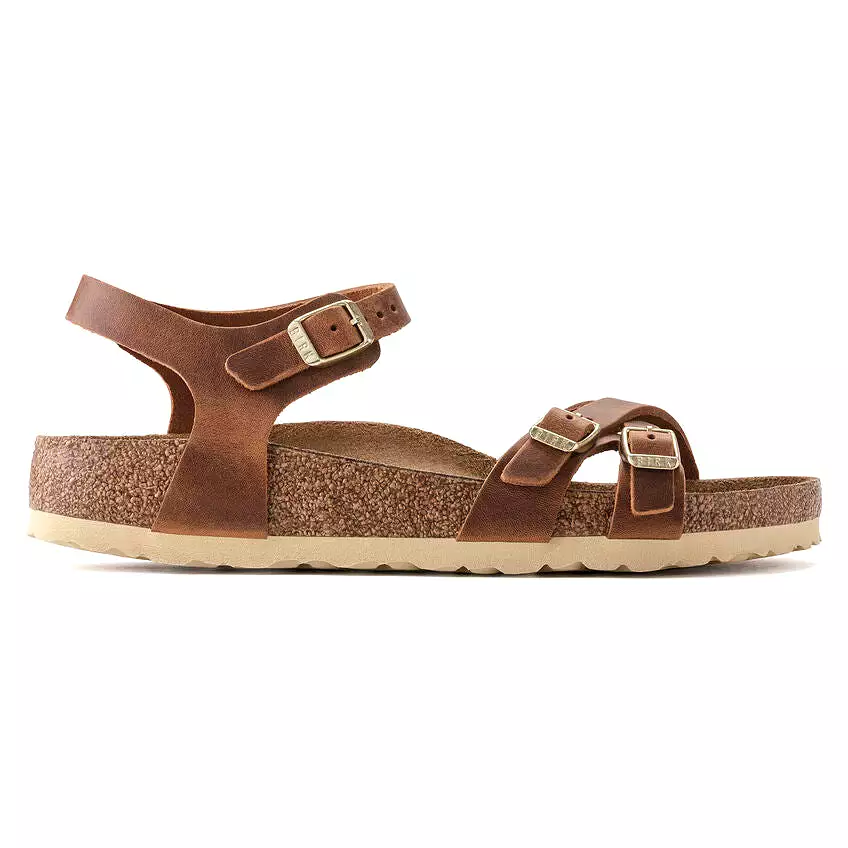 Birkenstock Women's Kumba Oiled Leather (Cognac)