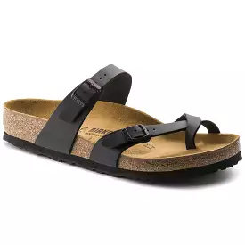 BIRKENSTOCK Women's Mayari Birko-Flor (Black - Narrow Fit)