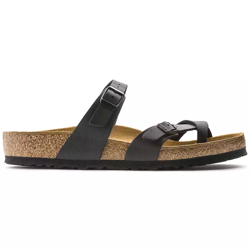 BIRKENSTOCK Women's Mayari Birko-Flor (Black - Narrow Fit)