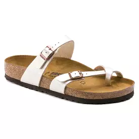 Birkenstock Women's Mayari Birko-Flor (Graceful Pearl White - Wide Fit)