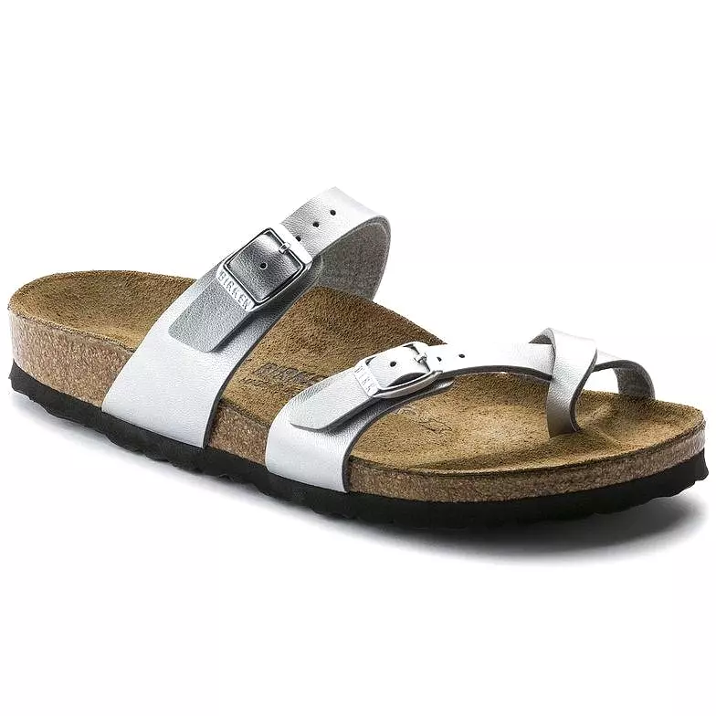 Birkenstock Women's Mayari - Silver Birko-Flor