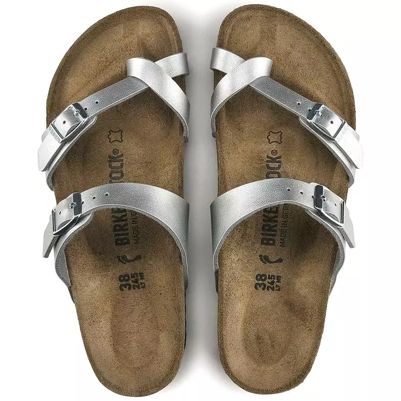 Birkenstock Women's Mayari - Silver Birko-Flor