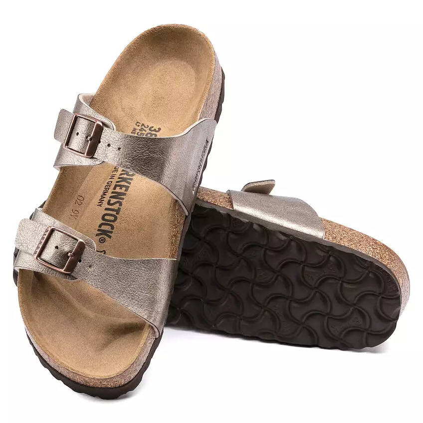 Birkenstock Women's Sydney Birko-Flor (Graceful Taupe - Regular Fit)