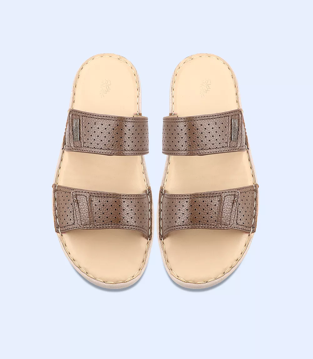 BM3884-BROWN-Men Slipper