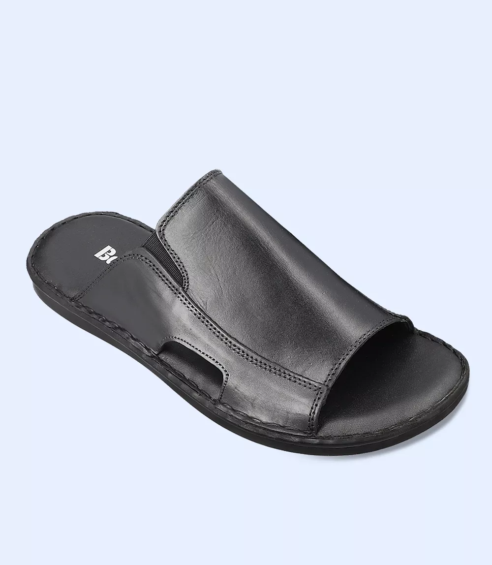 BM4633-BLACK-Men Slipper