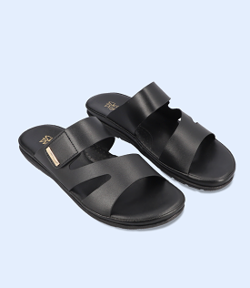 BW7061-BLACK-Women Comfort Slipper