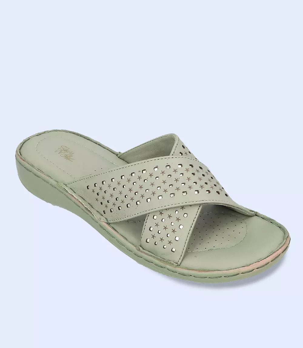 BW7530-MINT-Women Comfort Slipper