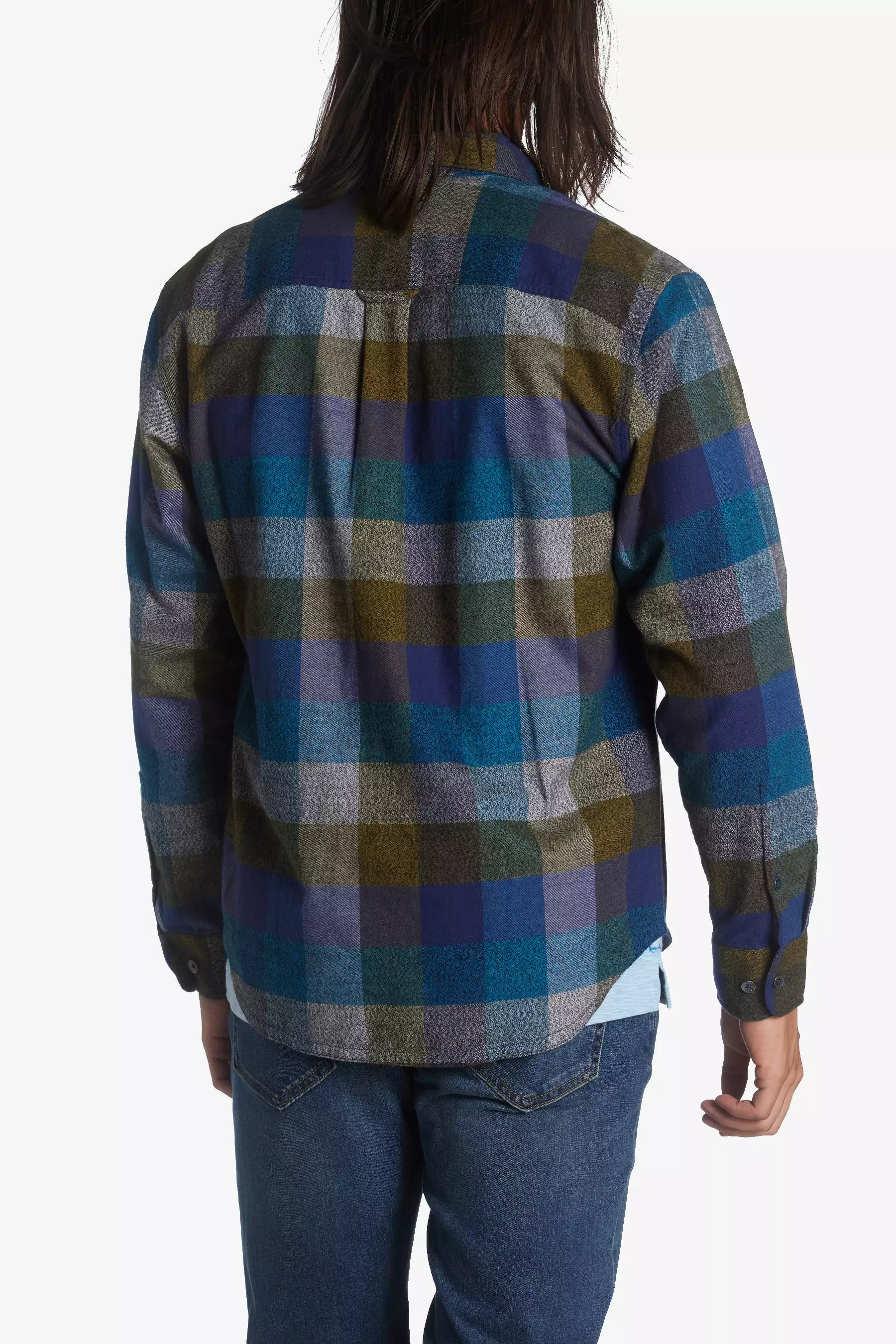 Canyon Beach Bonfire Check Flannel Shirt