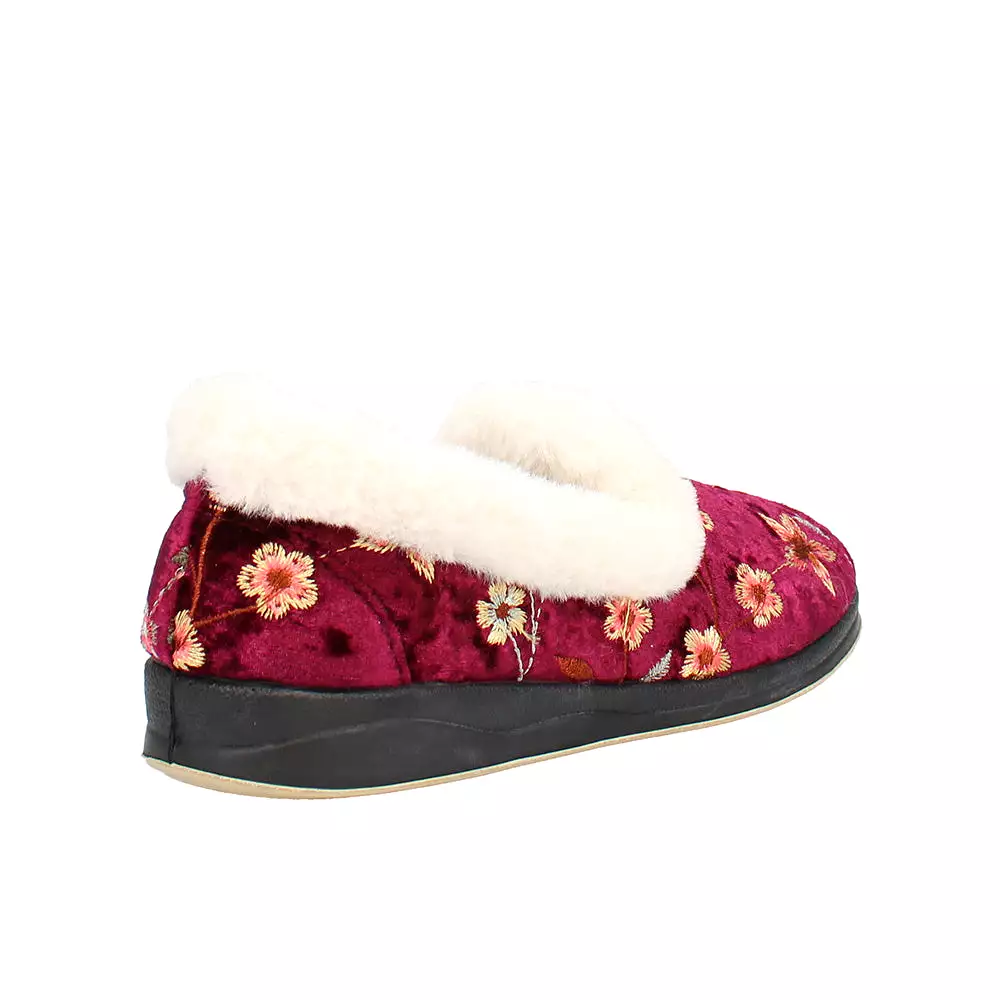 Clarice Wide Fit Women's Slip On Slipper