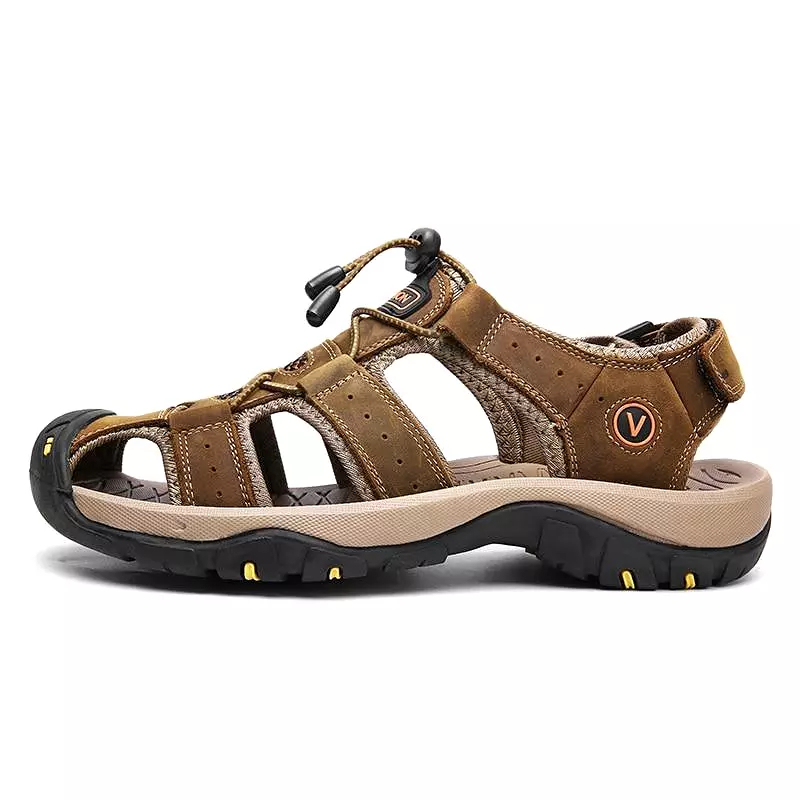 Classic Men Summer Leather Sandals