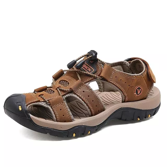 Classic Men Summer Leather Sandals