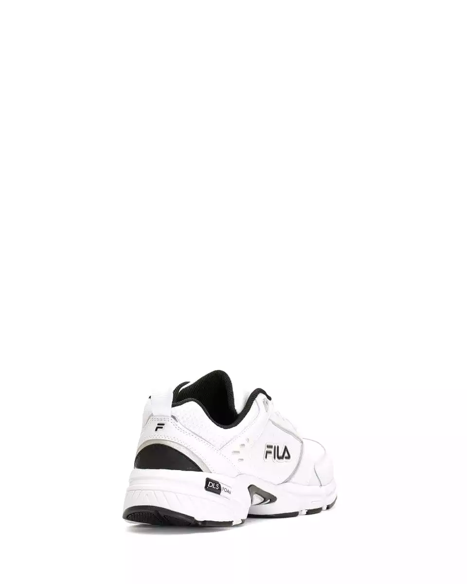 FILA MEN'S MEMORY 8 TRIPLE WHITE SHOE