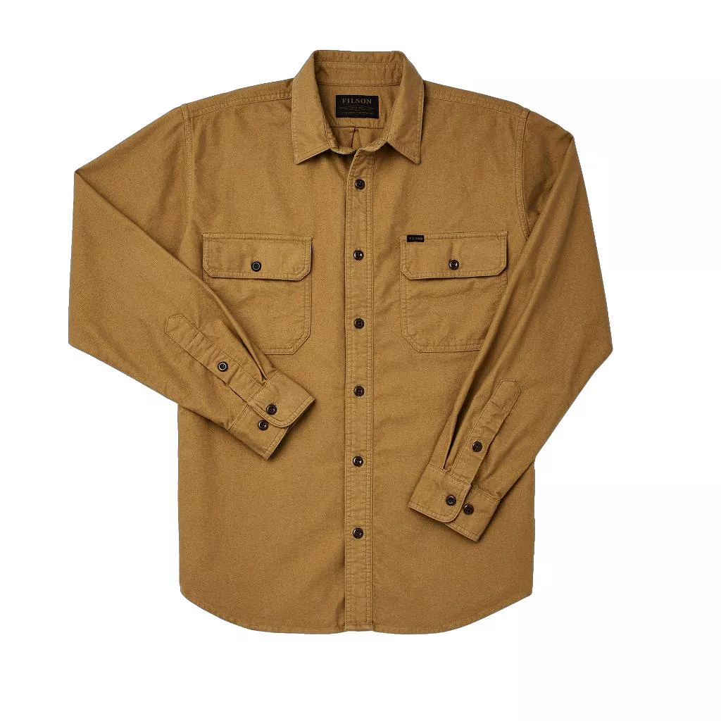 Filson Field Flannel Shirt | Tan Nubuck