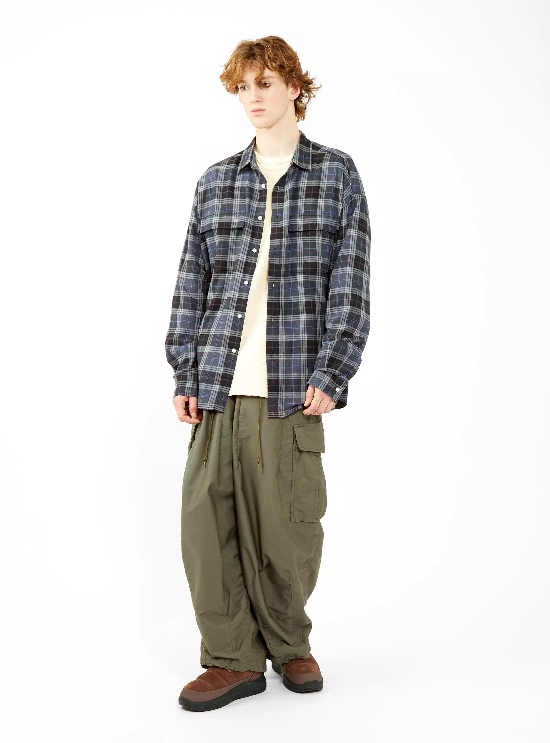 Flannel Shirt Grey Check