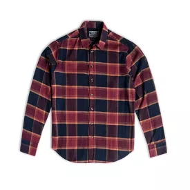 Forever Flannel Shirt | Navy & Burgundy