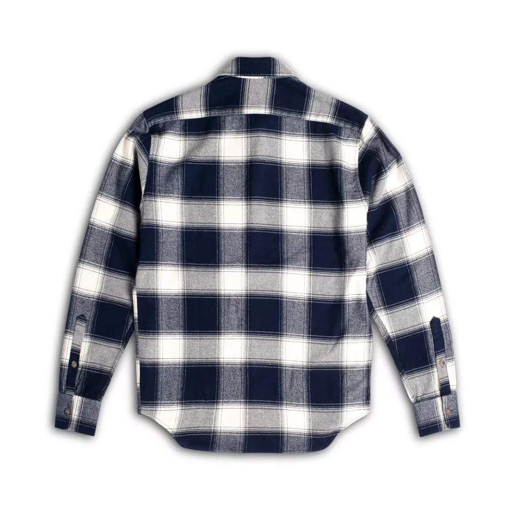 Forever Flannel Shirt | Navy & Cream