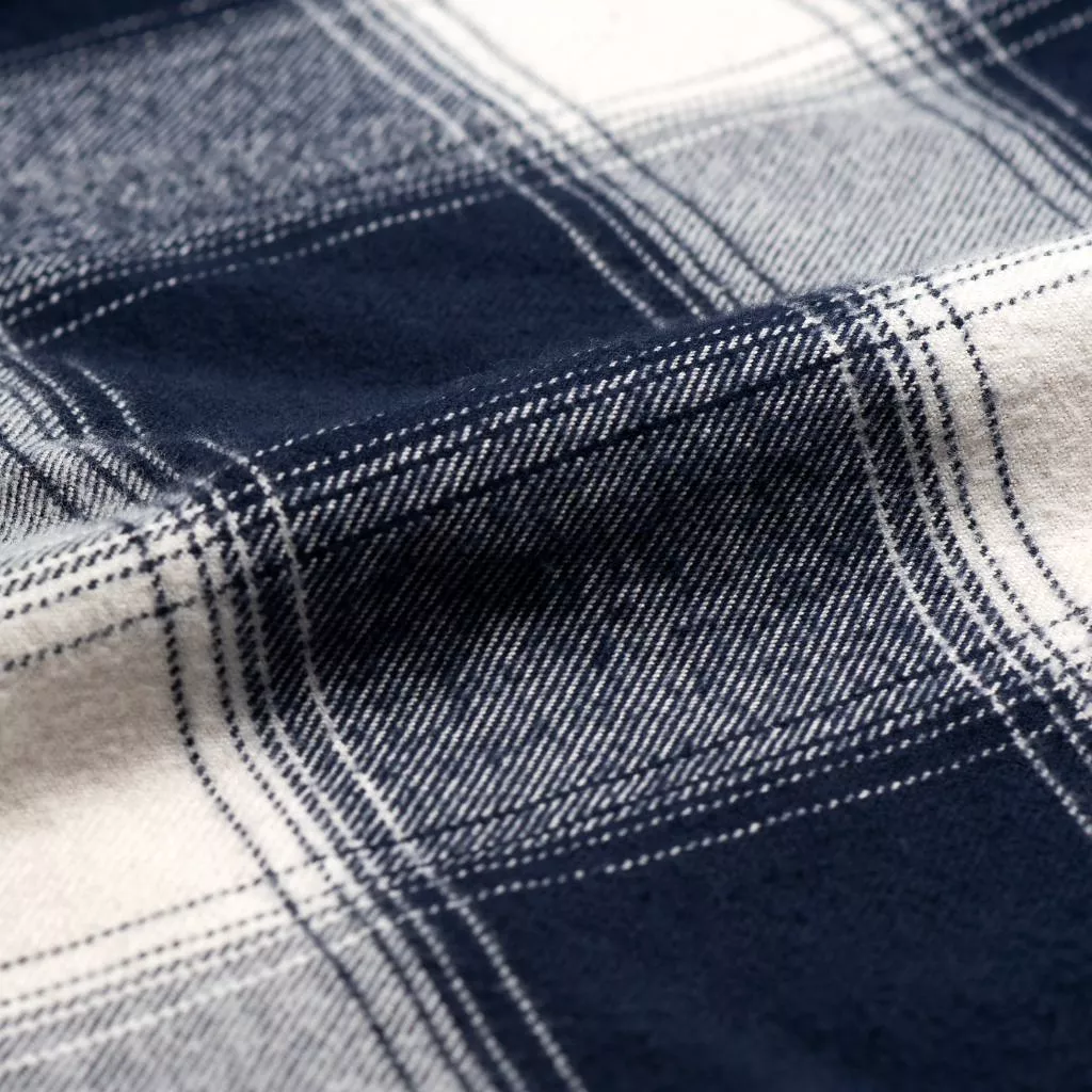 Forever Flannel Shirt | Navy & Cream