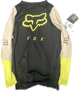 Fox Defend Long Sleeve Mountain Bike Jersey- Youth Medium - Black