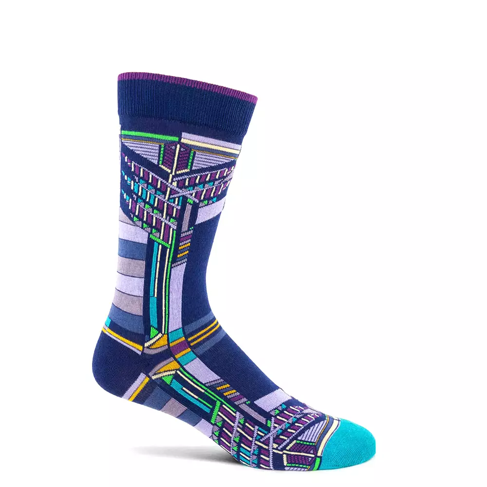 Frank Lloyd Wright Sumac Windows Sock