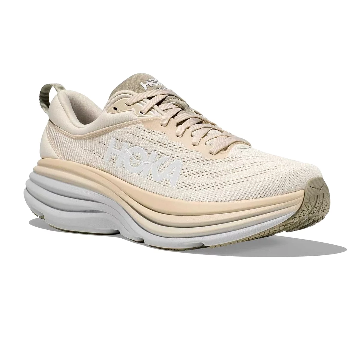 Hoka Men's Bondi 8 Oat Milk/Barley