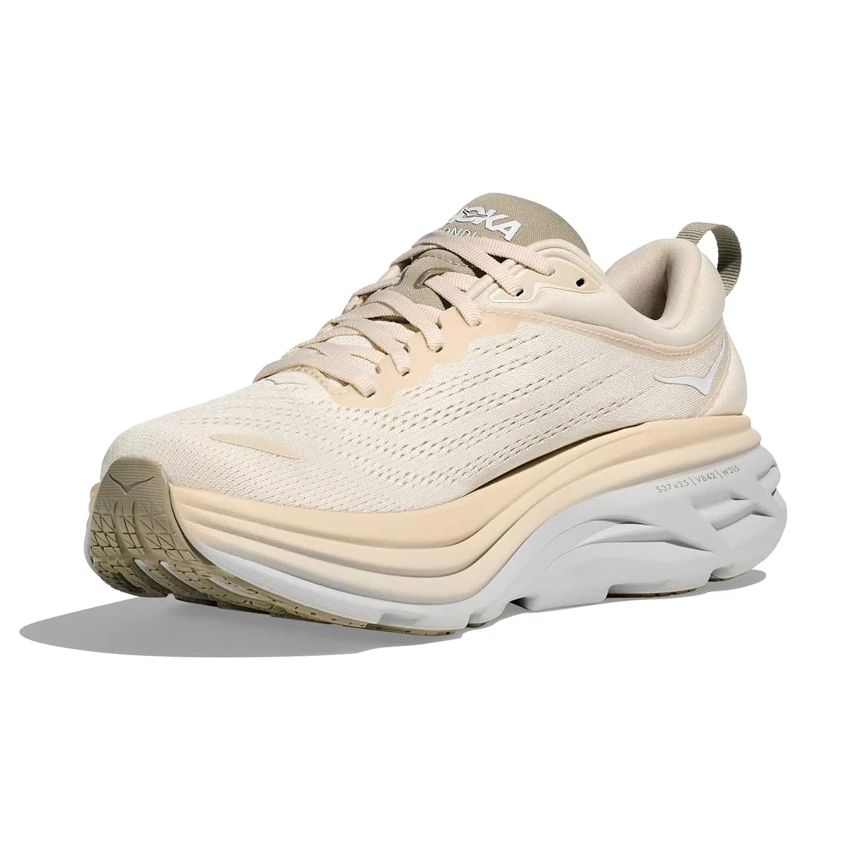 Hoka Men's Bondi 8 Oat Milk/Barley