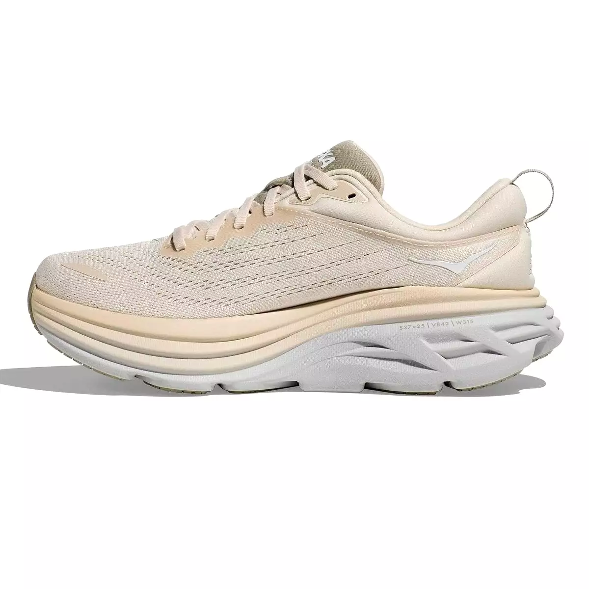 Hoka Men's Bondi 8 Oat Milk/Barley