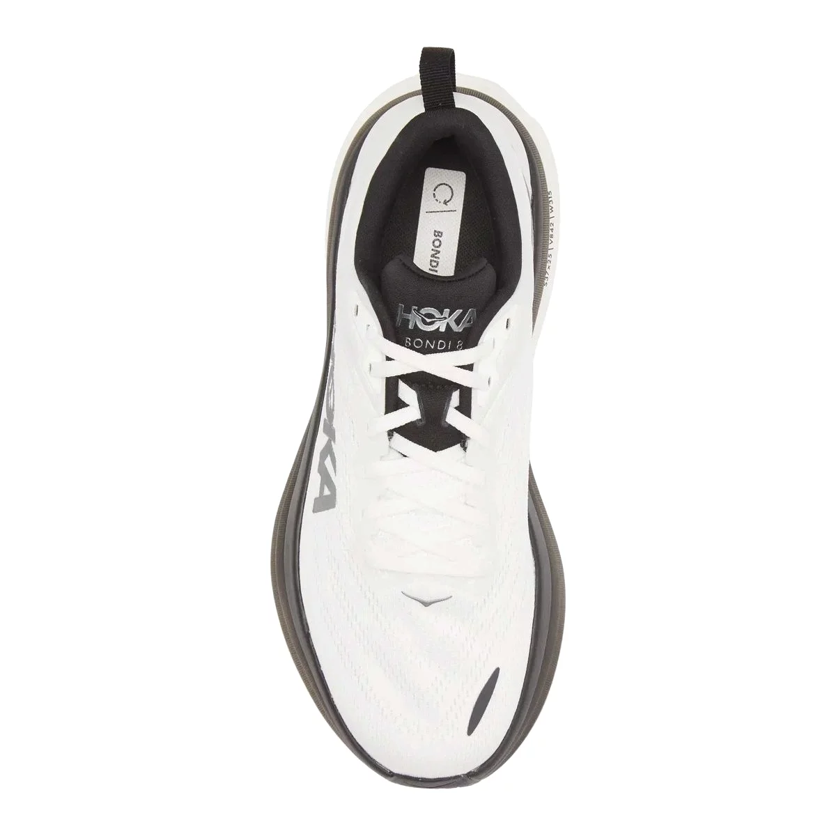 Hoka Men's Bondi 8 White/Black