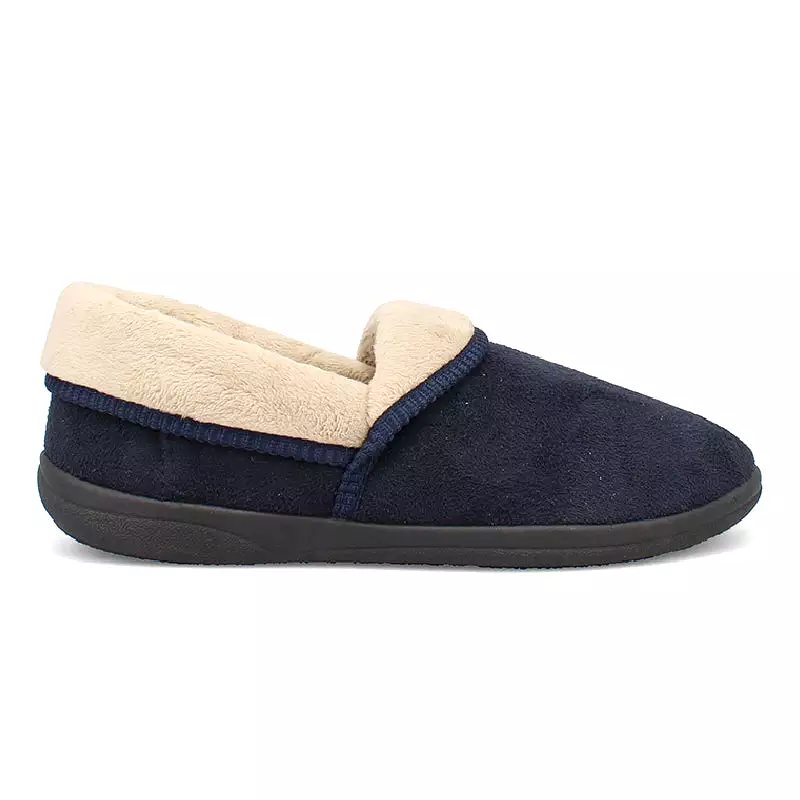 Kareem Women's Faux Fleece Velour Slipper