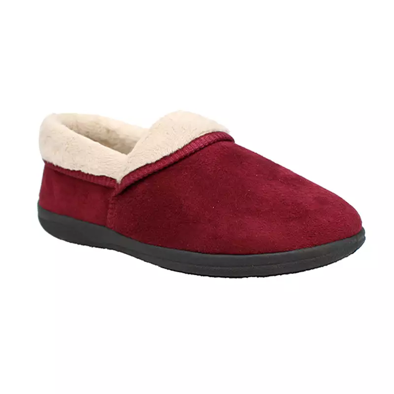 Kareem Women's Faux Fleece Velour Slipper